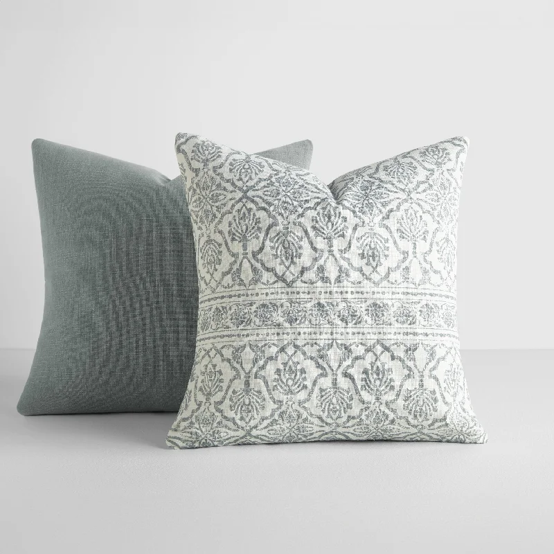 2-Pack Cotton Slub Decor Throw Pillows