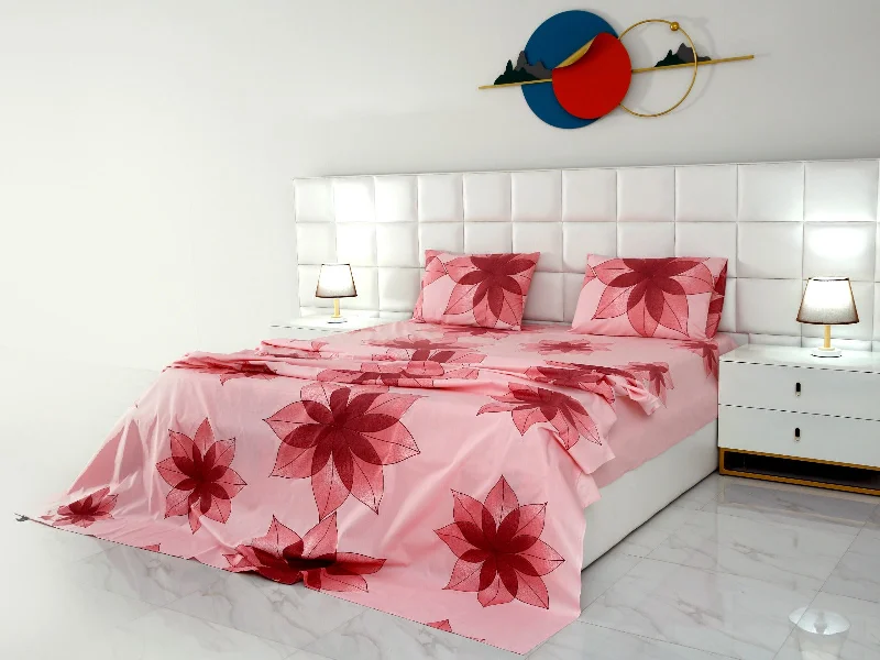 3 PCs Double Bed Sheet -DB205