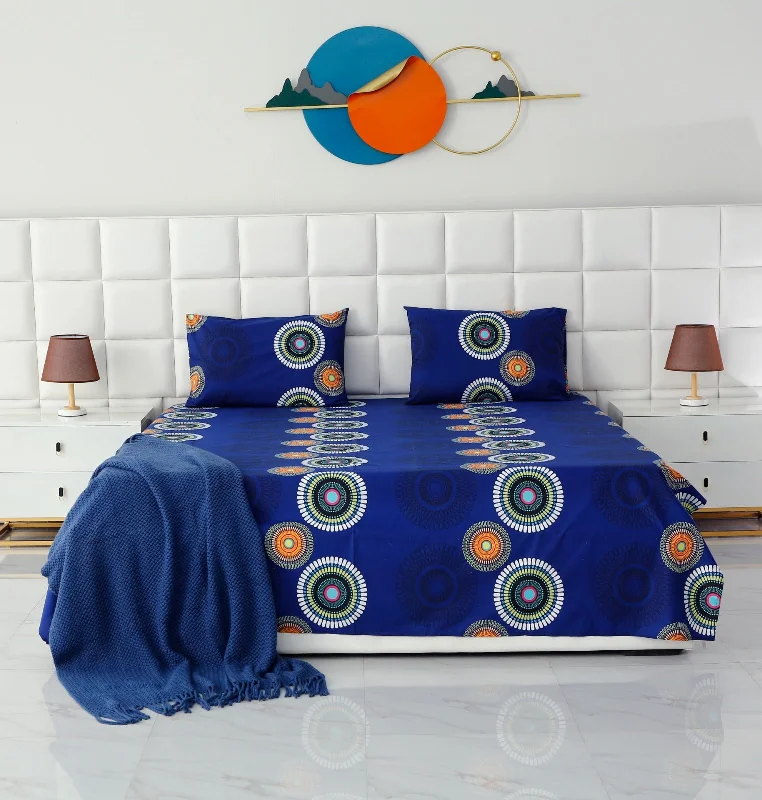 3 PCs Double Bed Sheet -DB208