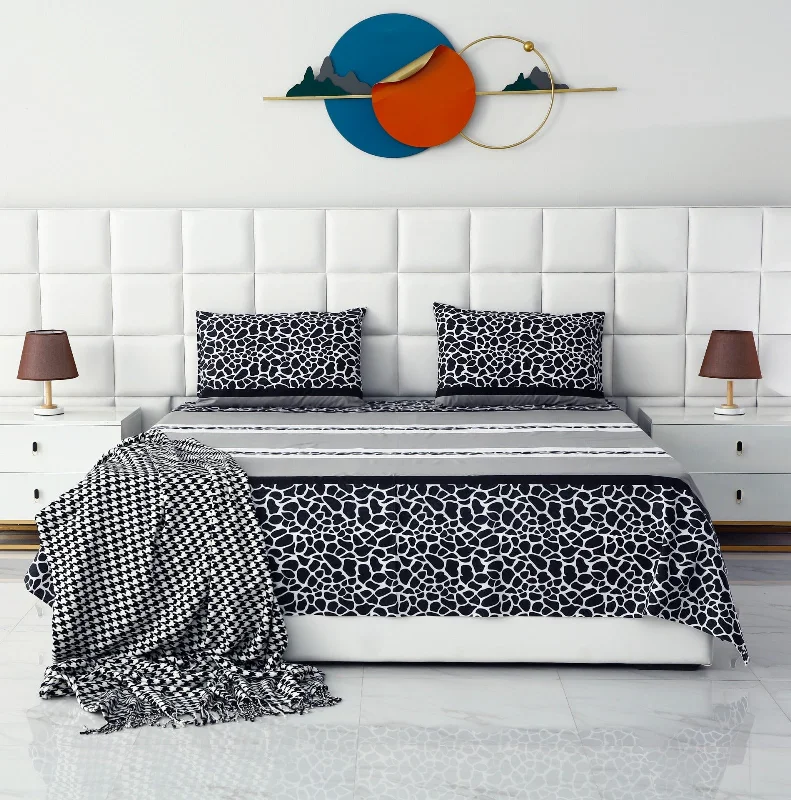 3 PCs Double Bed Sheet -DB209