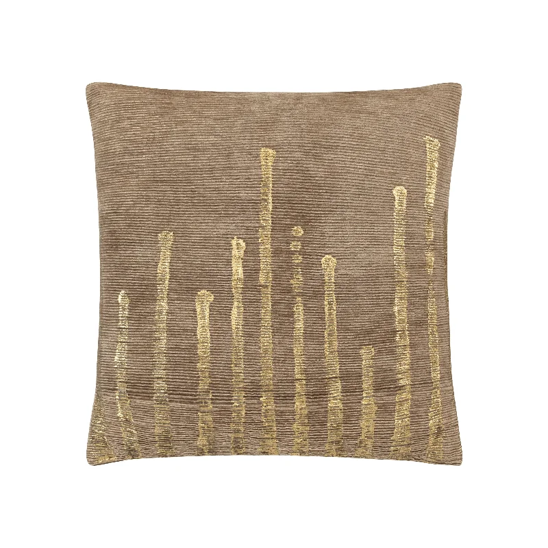 Adele Stone Gold Velvet Pillow