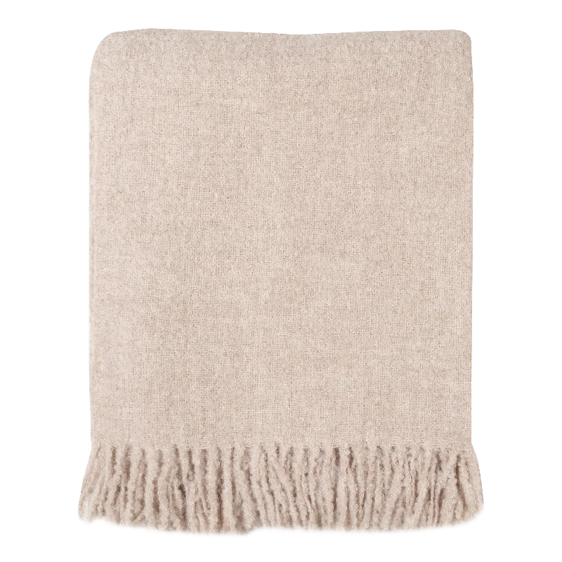 Alpaca Boucle Throw