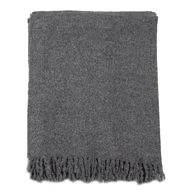 Alpaca Boucle Throw