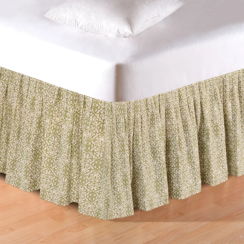 Althea Ruffled Cotton Bed Skirt