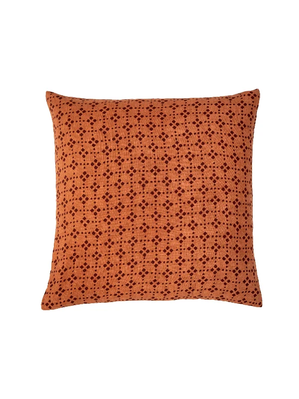 Anjali Dots Cinnamon/Brown Decorative Pillow Cover