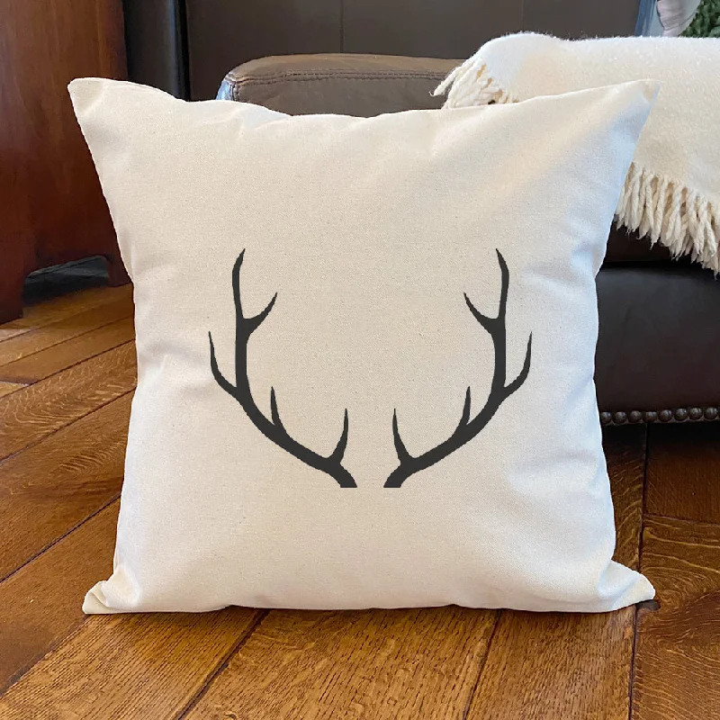 Antlers - Square Canvas Pillow