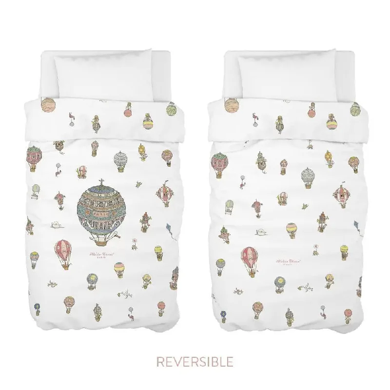 Atelier Choux Single Bed Duvet Cover - Hot Air Balloons