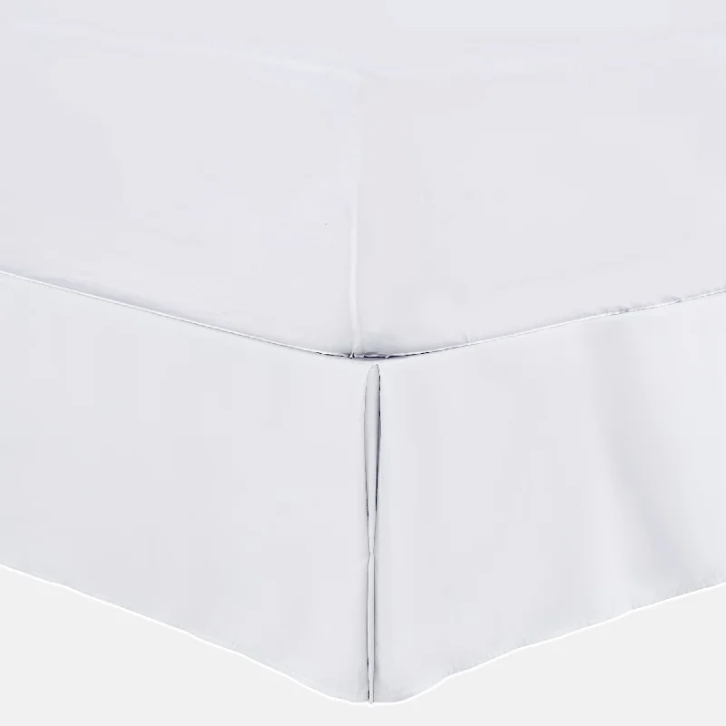 Bed Skirt Easy Fit 16 Inch Tailored Drop Brushed Pleated Bed Skirt