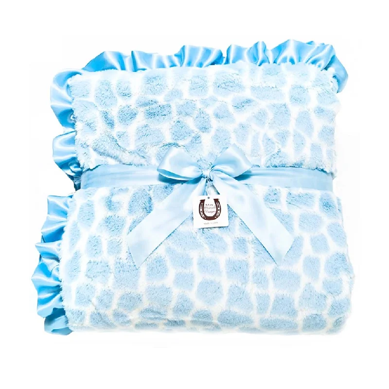 Blue Giraffe Throw