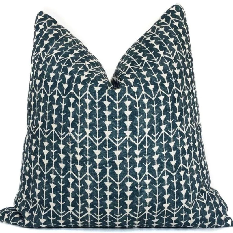 Amazon Designer Pillow Cover in Indigo