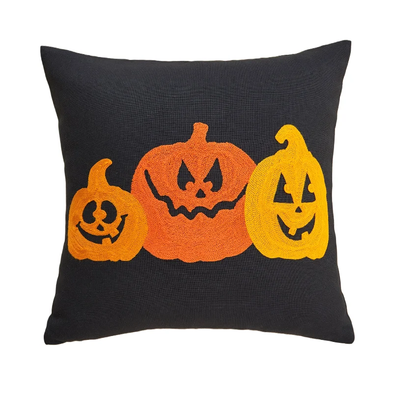 Carved Pumpkin Pillow