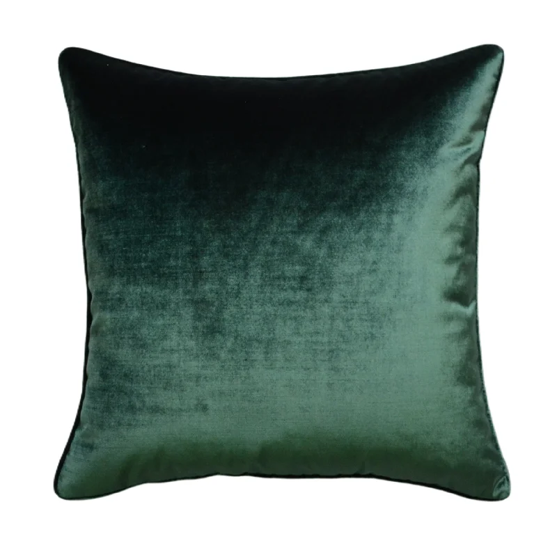 Castle Hill Zain Solid Green Pillow