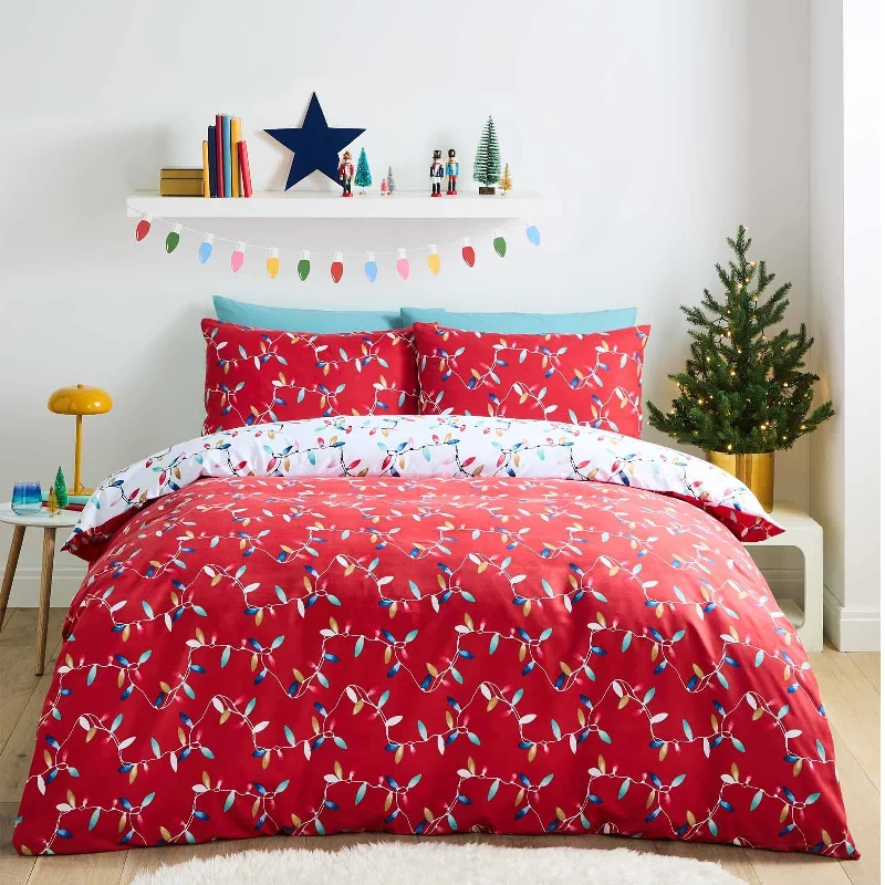 Christmas Lights Duvet Cover Set