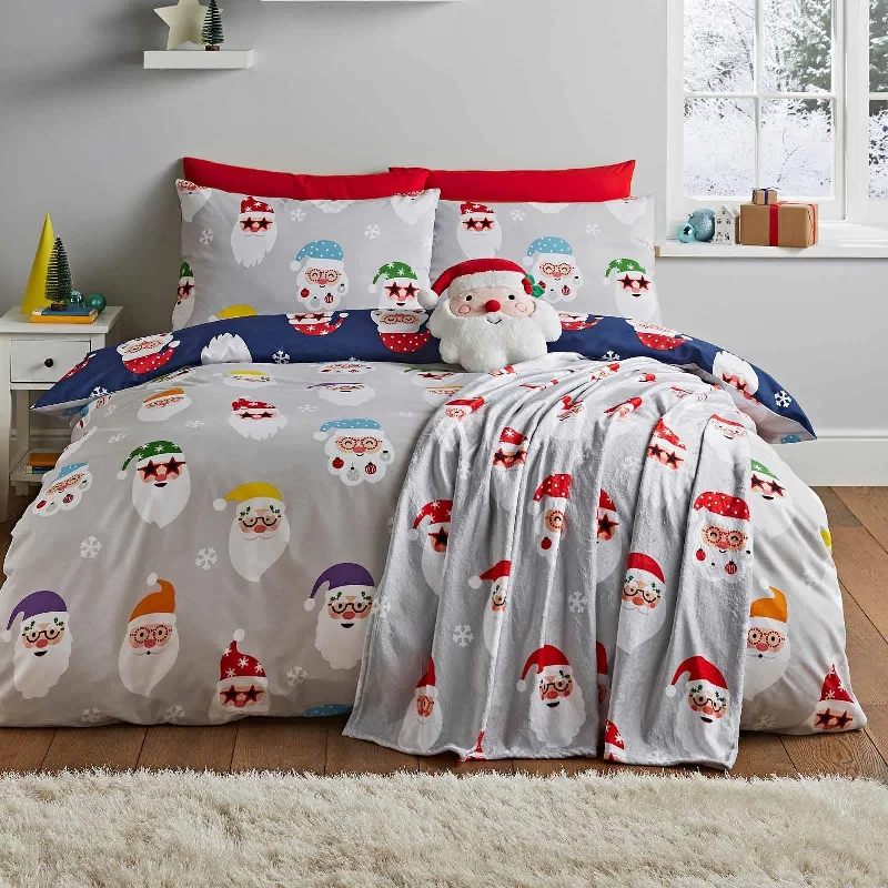 Christmas Santa Spec-Tacular Duvet Cover Set