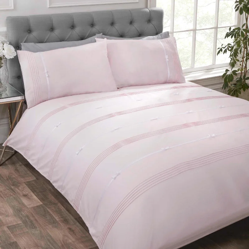 Clarissa Duvet Cover Set Blush