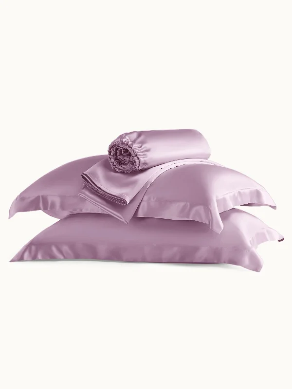 19 Momme Silk Sheet Set with Sham Pillowcases