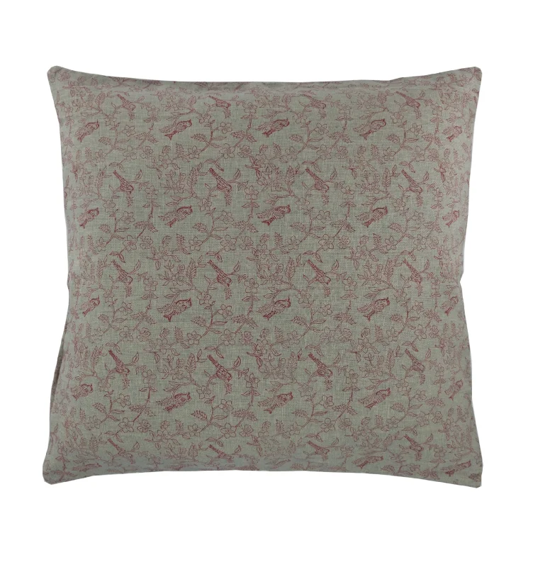 Cora Brick Linen Pillow