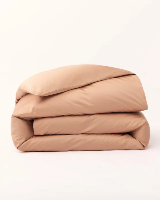 Classic Cotton Duvet Cover - Pastel Orange