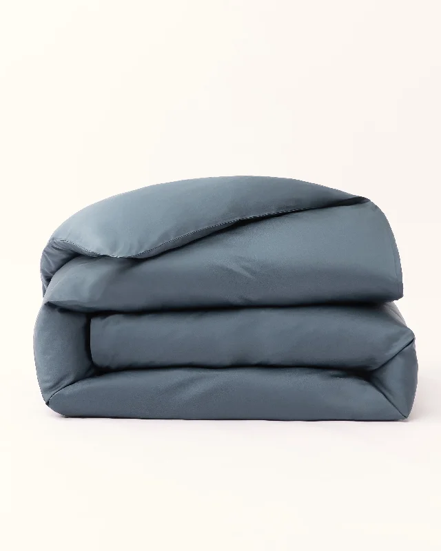 Classic Cotton Duvet Cover - Smart Blue