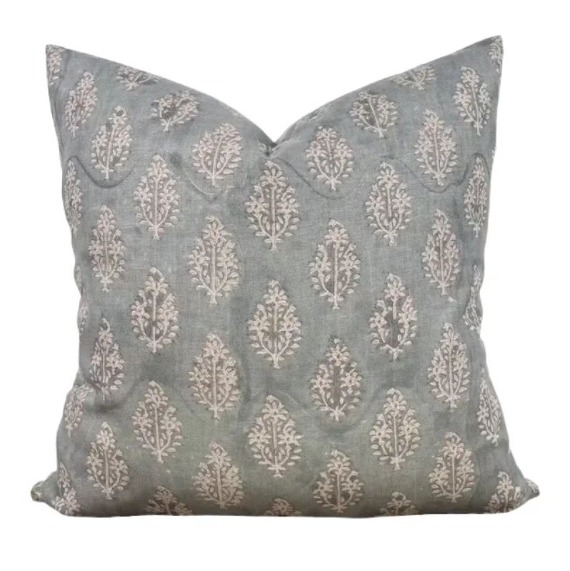 Designer "Selma" Sahara Motif Blue Pillow Cover