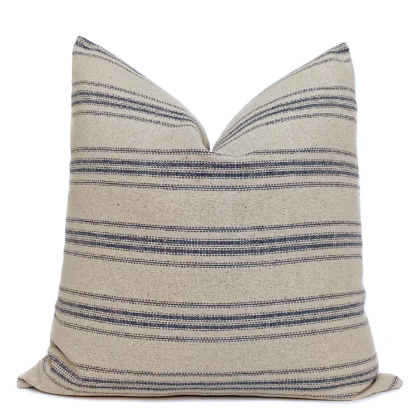 Grain Sack Stripe Pillow Cover