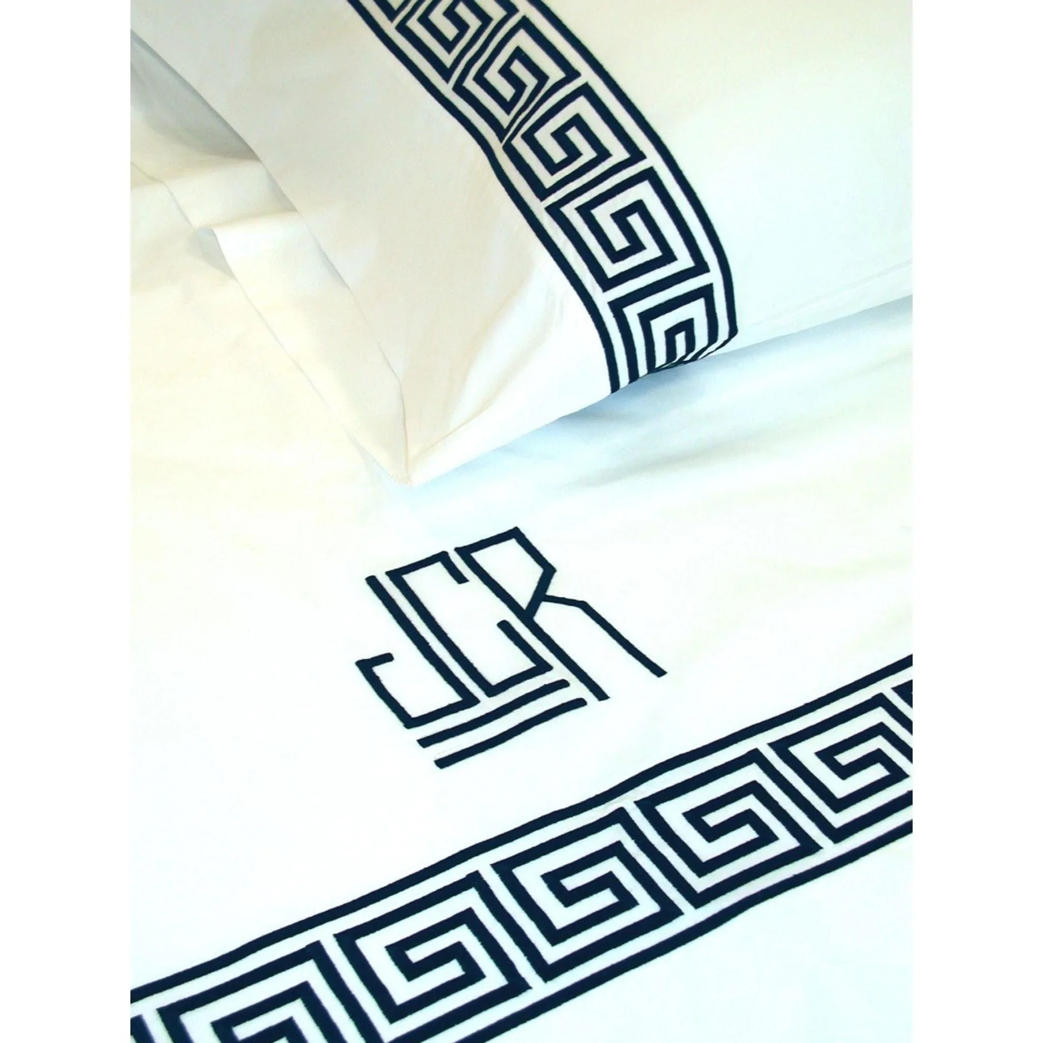 Greek Key Duvet Cover