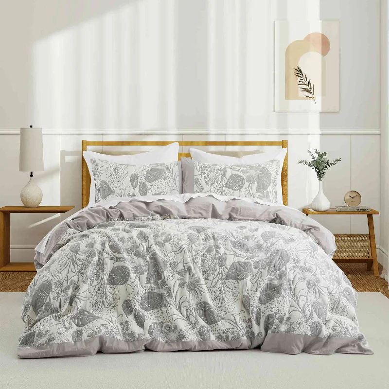 Floral Pattern-Light Grey