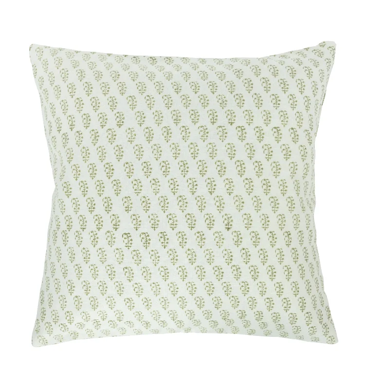 Jordyn Olive Linen Pillow