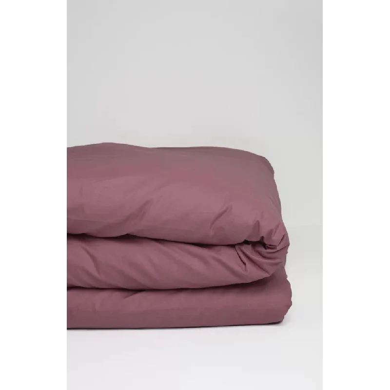 Kadolis Organic Cotton Baby Duvet Cover Plain Colour 100x140cm Rosewood