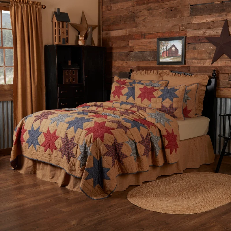 Kindred Star Luxury King Quilt 120Wx105L VHC Brands