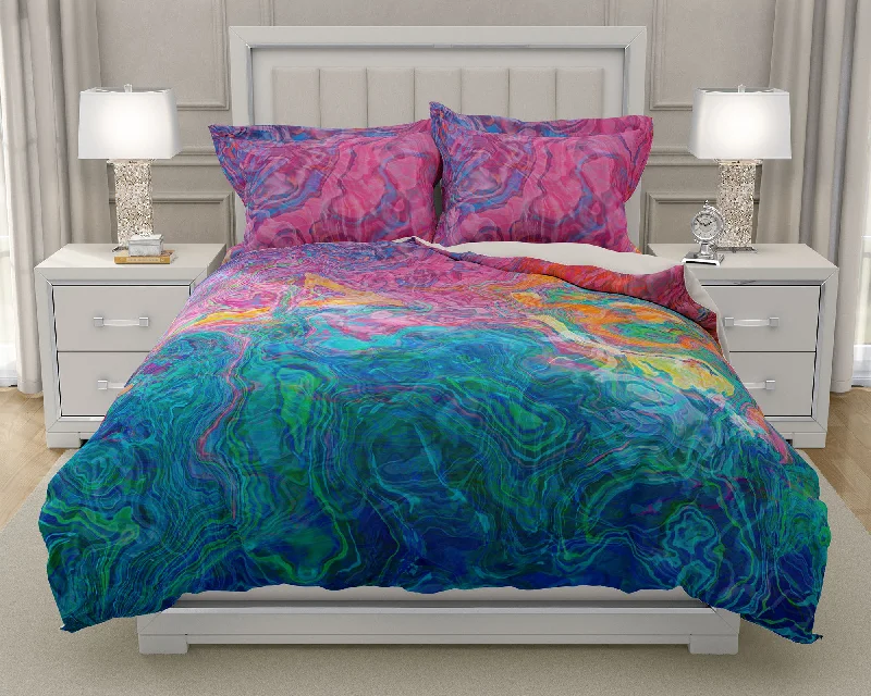 King, Queen or Twin Duvet Cover, Summer Sunrise