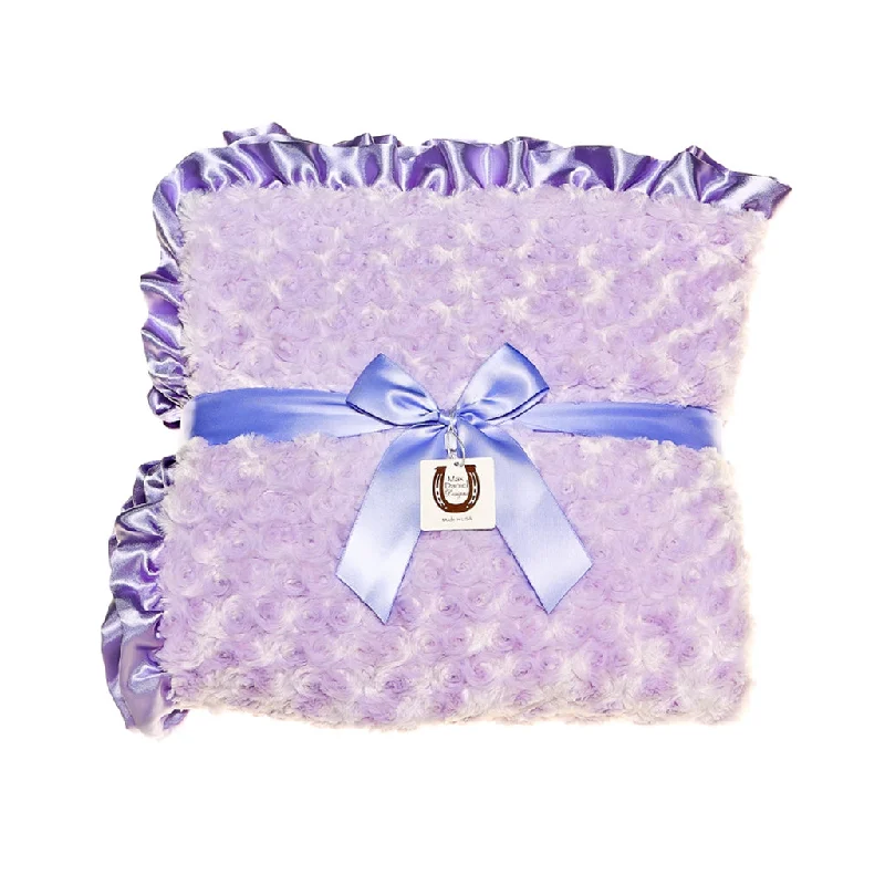 Lavender Rosebuds Throw