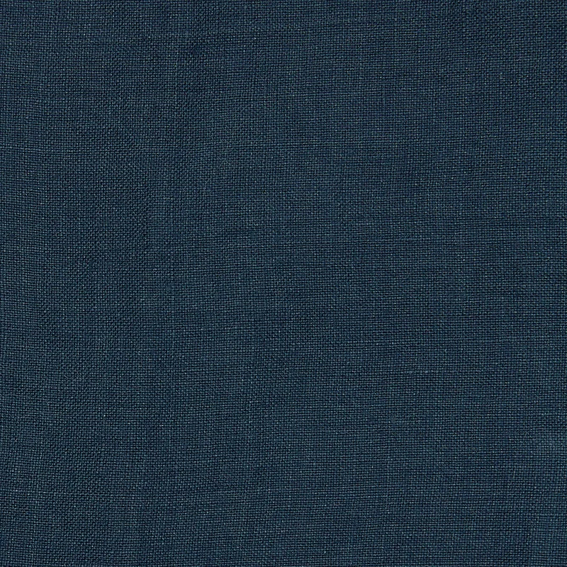 Linen fitted sheet indigo