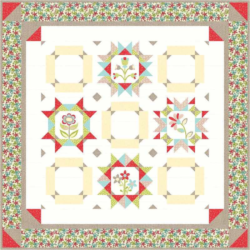 Maggie's First Dance Block of the Month Quilt Pattern - Digital