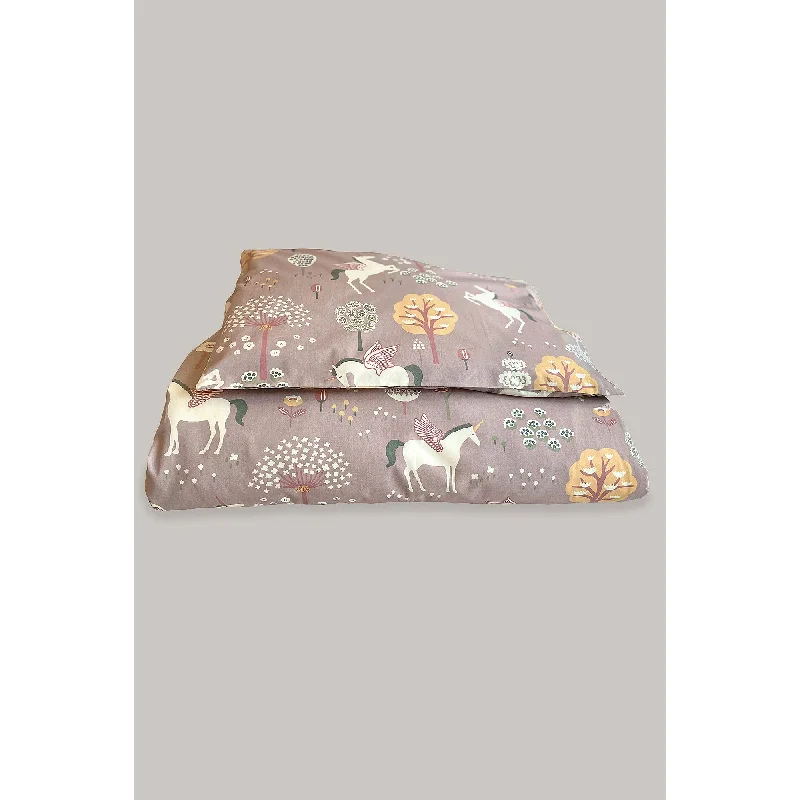 Majvillan Bedlinen Set Crib True Unicorns Lilac