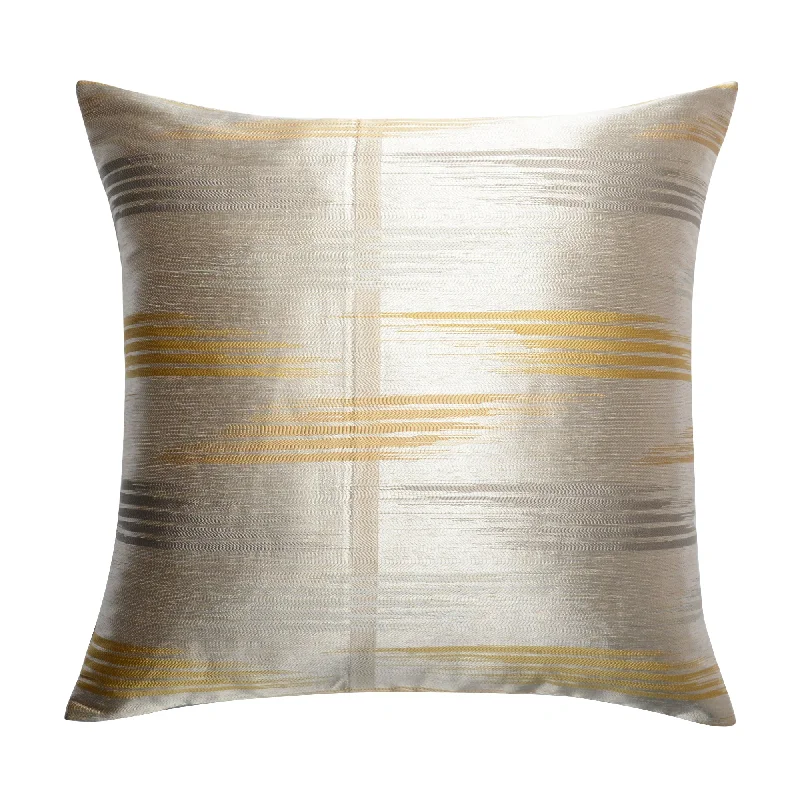 Maya Ivory and Gold Pillow