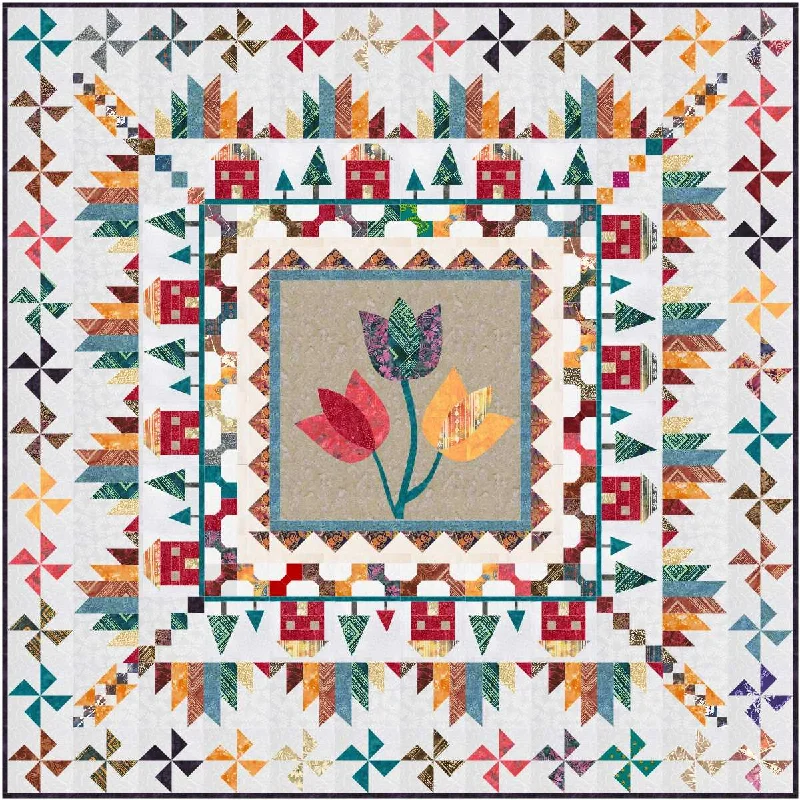 Mountain Home Medallion PDF Quilt Pattern