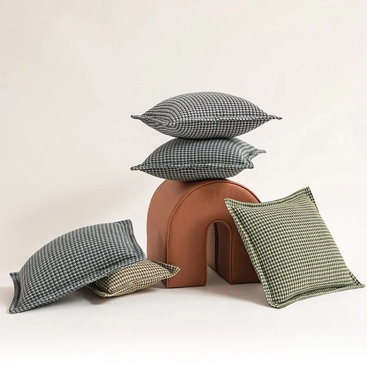 Nature's Houndstooth Pillow Cover