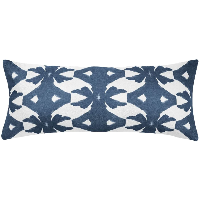 Palm Navy 14x36 Pillow