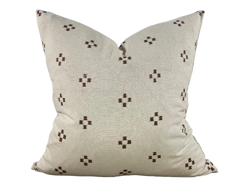 READY TO SHIP Designer "Barstow" Chiangmai Native Cotton Pillow Cover