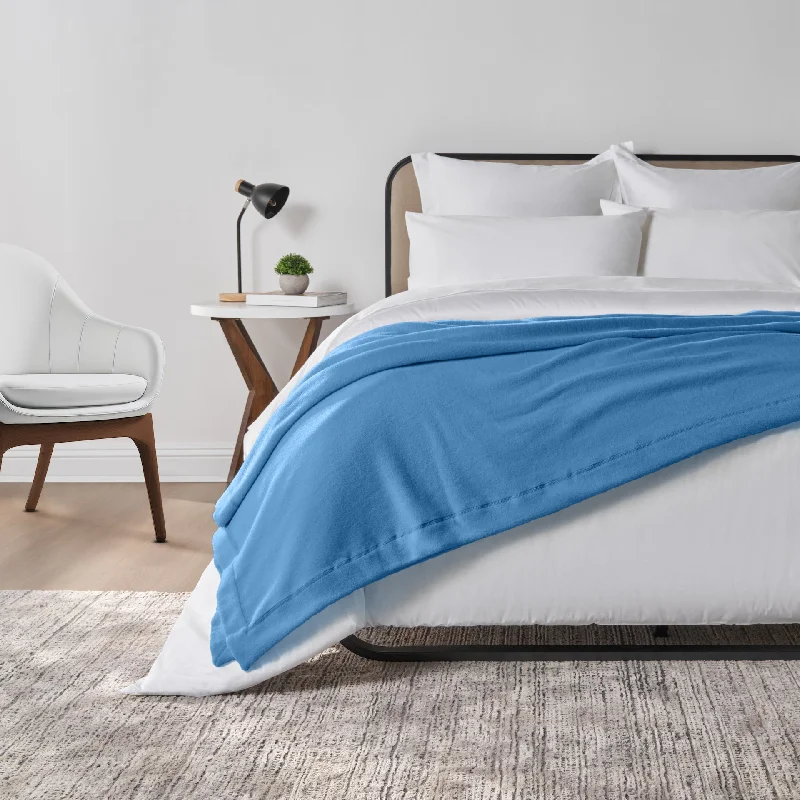 Sobellux Hotel Ultra Soft Fleece Blanket | Ice