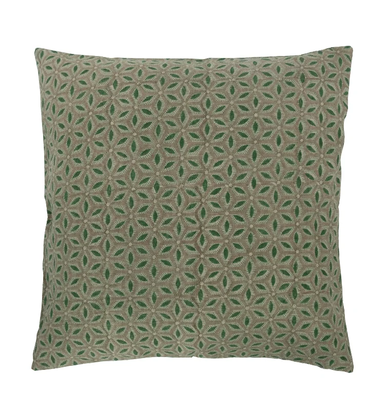 Sora Evergreen Linen Pillow