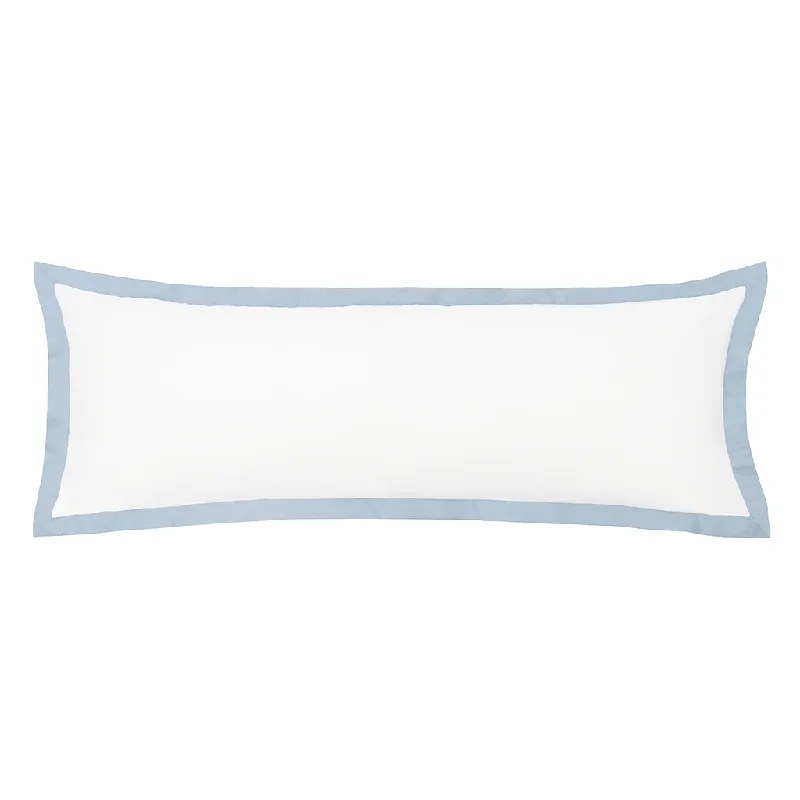 The Linden French Blue Extra Long Lumbar Throw Pillow