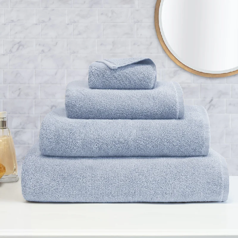 The Plush Ice Blue Towels