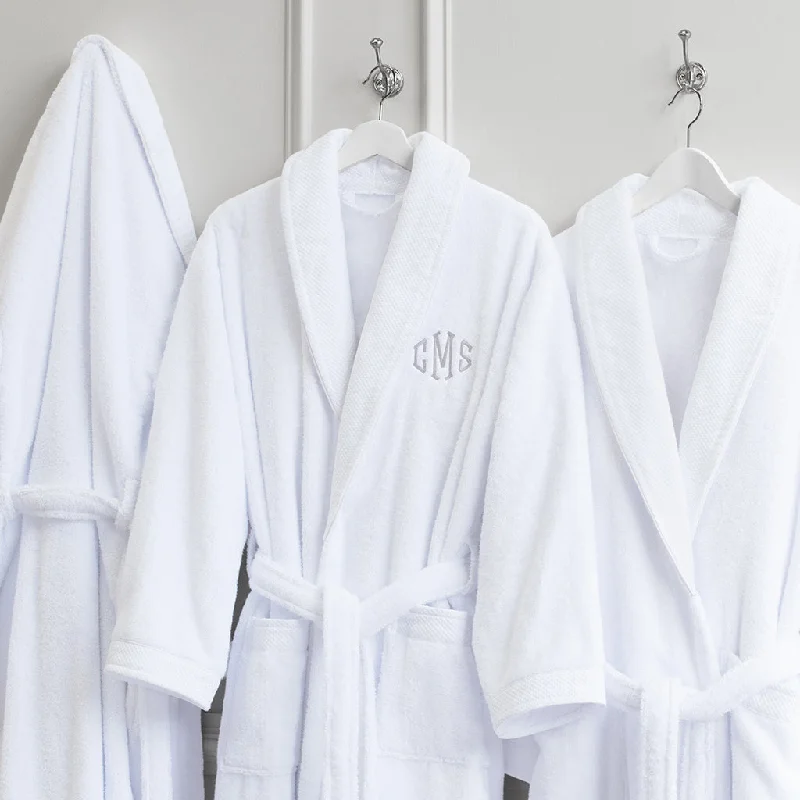 The White Plush Cotton Bathrobe