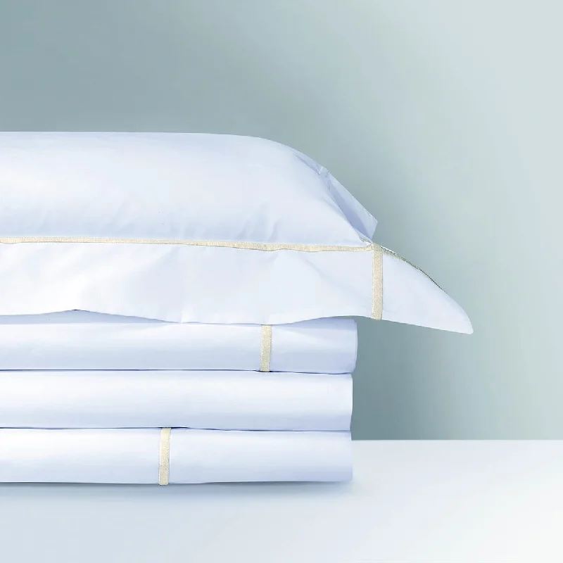 Athena Nacre Organic Cotton Bedding by Yves Delorme