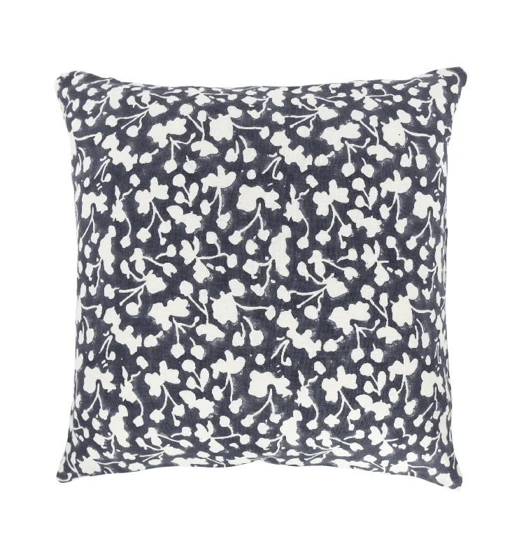 Zara Midnight Linen Pillow